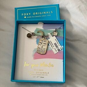 Foxy Originals Silver Necklace with Pendant